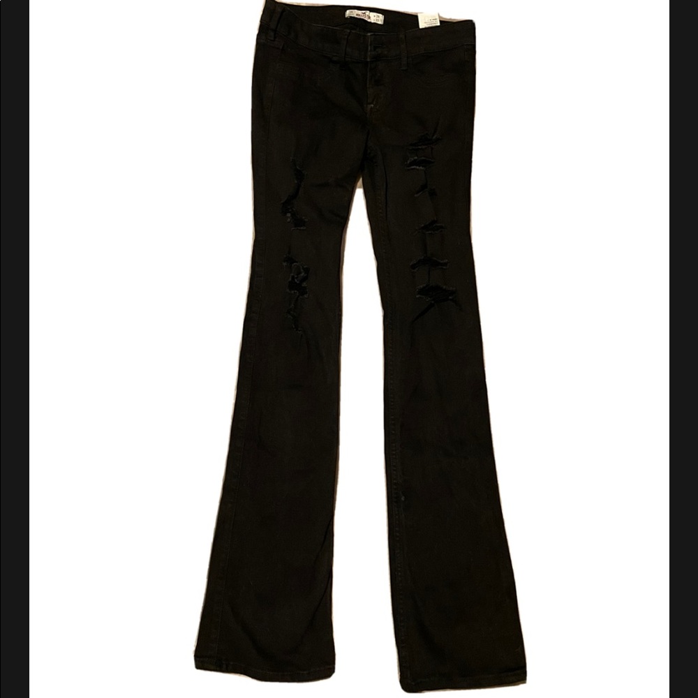 Hollister Boot Cut Ripped Jeans